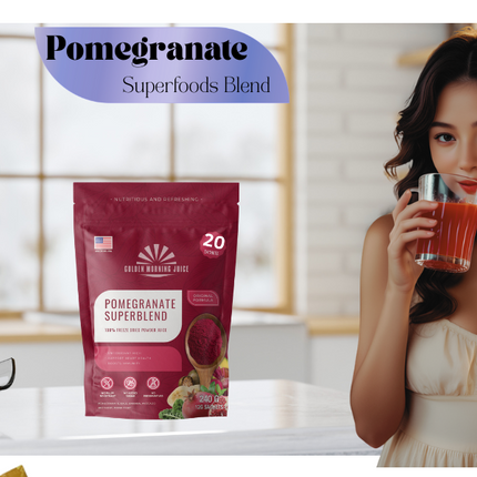 Zumo Golden Morning – Súper Mezcla de Granada (20 Sobres)Liofilizado