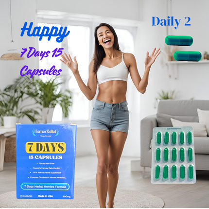 Hem Formula — 7 Days Herbal Formula – 15 Capsules