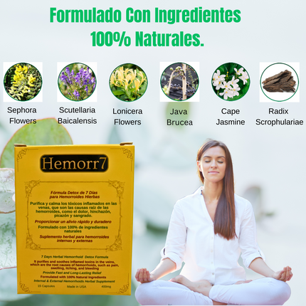 Hem-Formula — 7 Days Herbal Formula | 15 Capsules