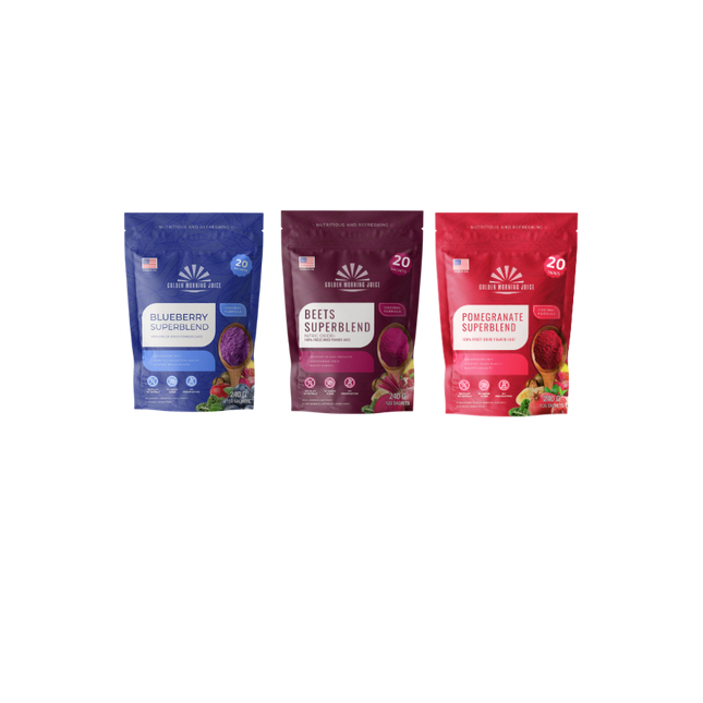 Golden Morning Juice – Variety Pack (3 Flavors)