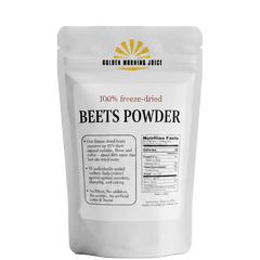 Beets Powder Pouch with Golden Morning Juice Logo