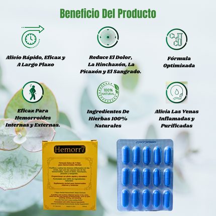 Hem-Formula — 7 Days Herbal Formula | 15 Capsules