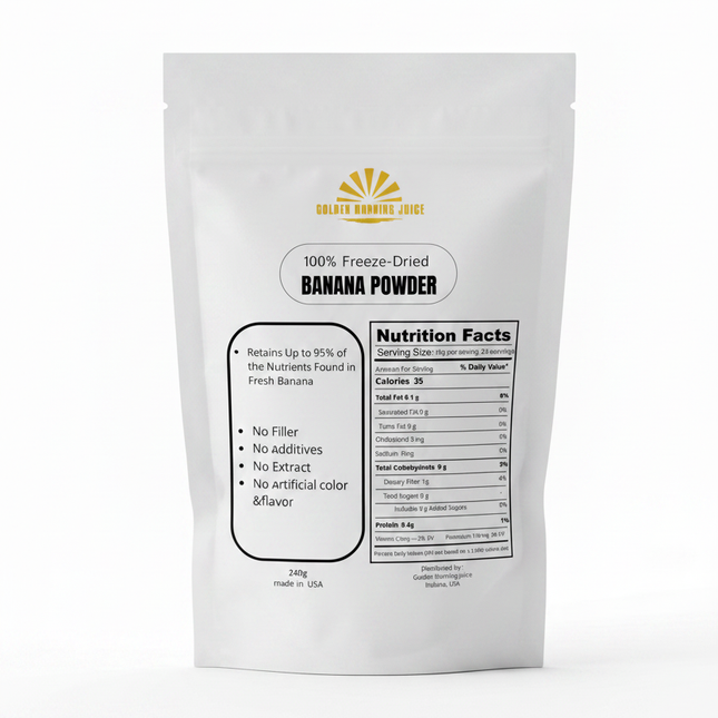 Golden Morning Juice Banana Powder Pouch