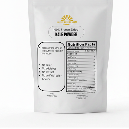 Golden Morning Juice Kale Powder Pouch