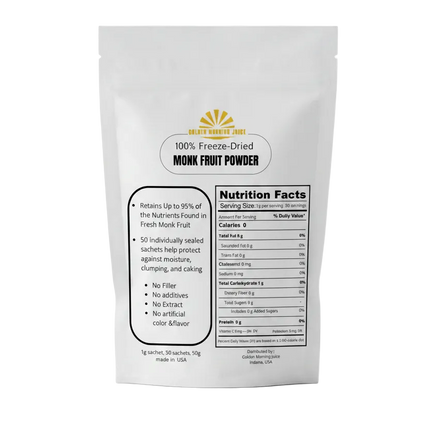 Monk Fruit Powder Pouch - Fresh Start