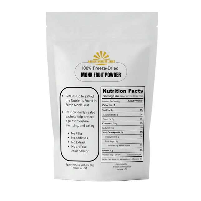 Monk Fruit Powder Pouch - Fresh Start