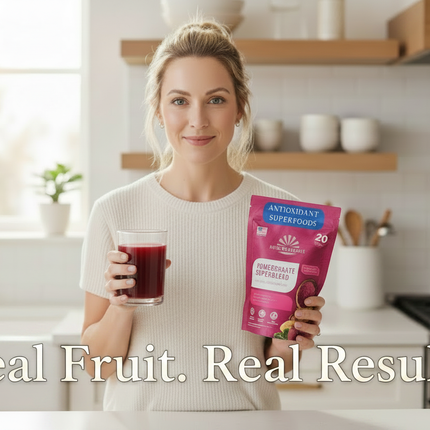 Real Fruit. Real Results. - Pomegranate Superblend